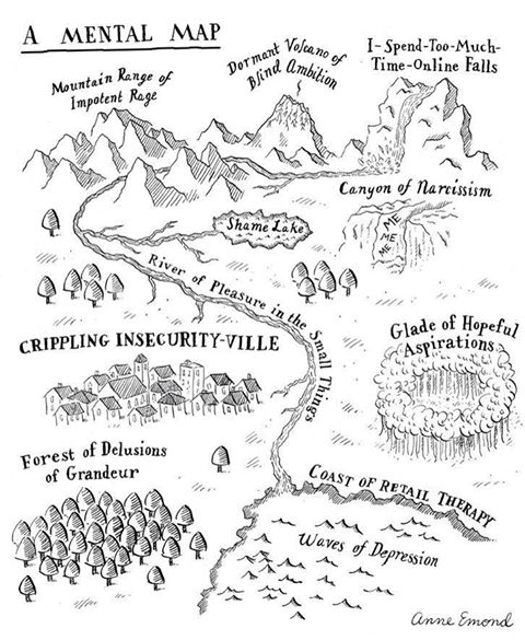 writers map familiar